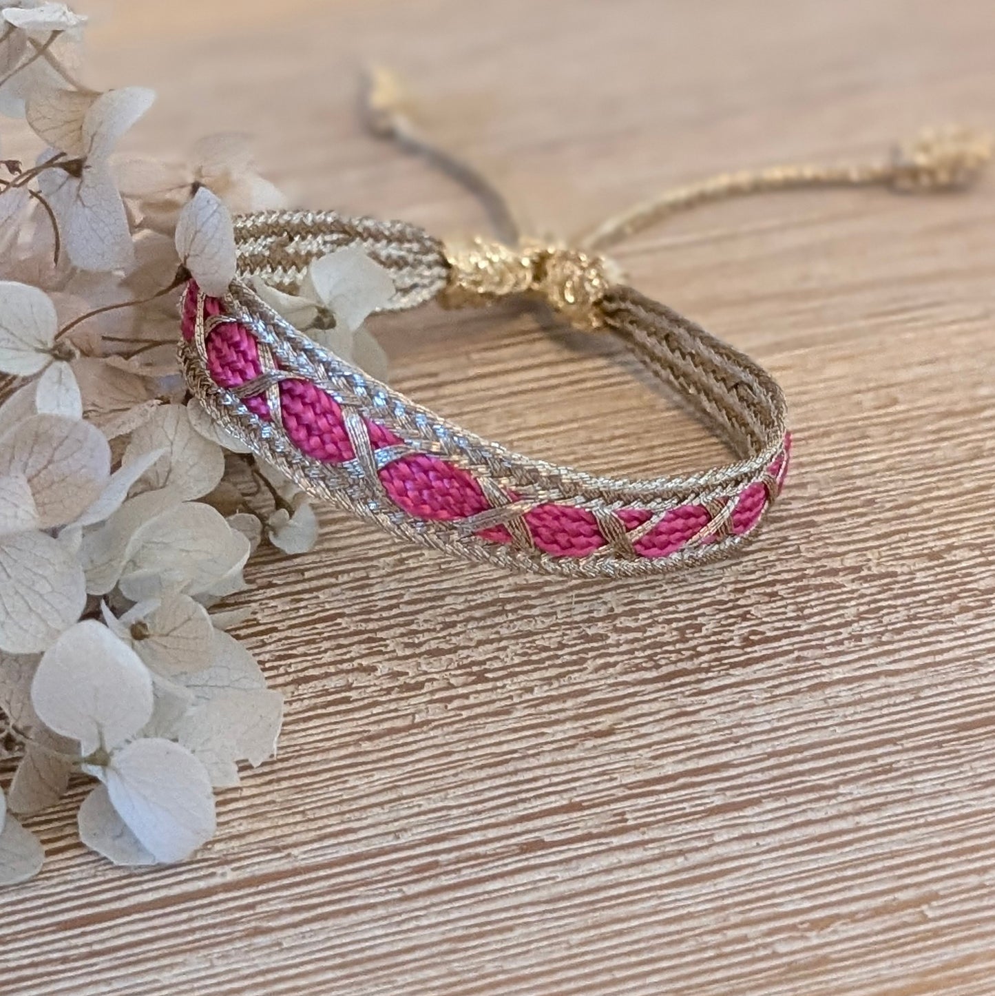 Bracelet marocain rose