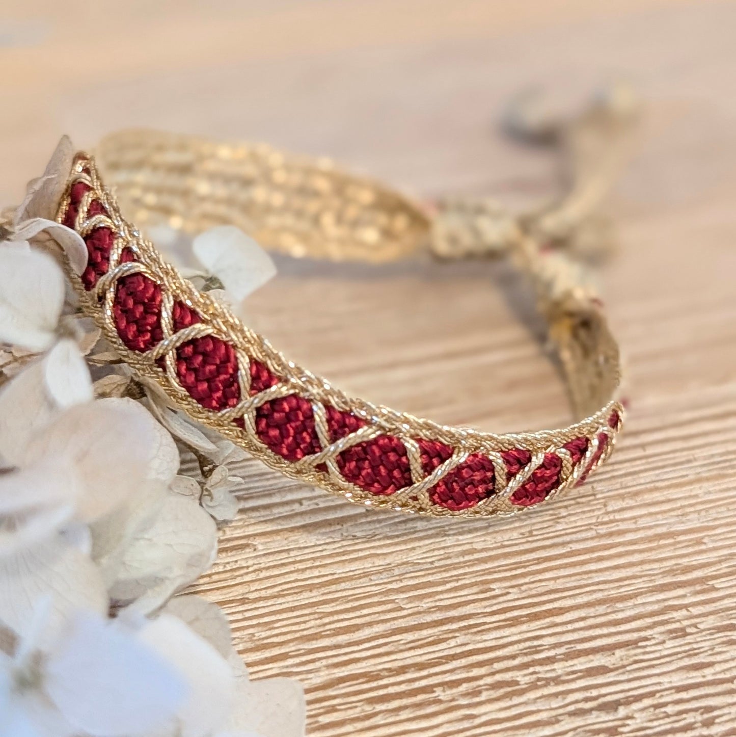 Bracelet marocain rouge