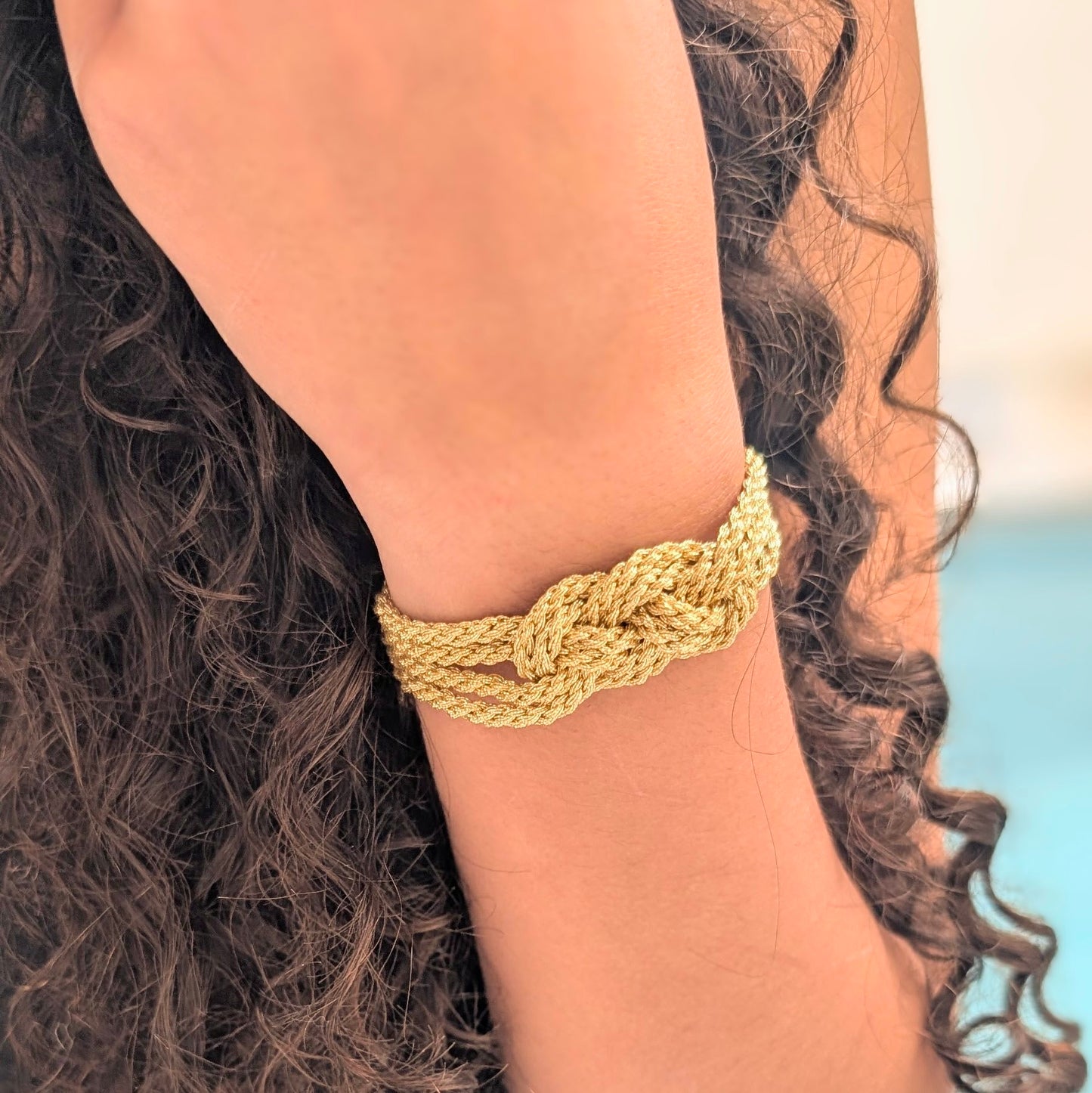 Bracelet Noeud de Fes doré