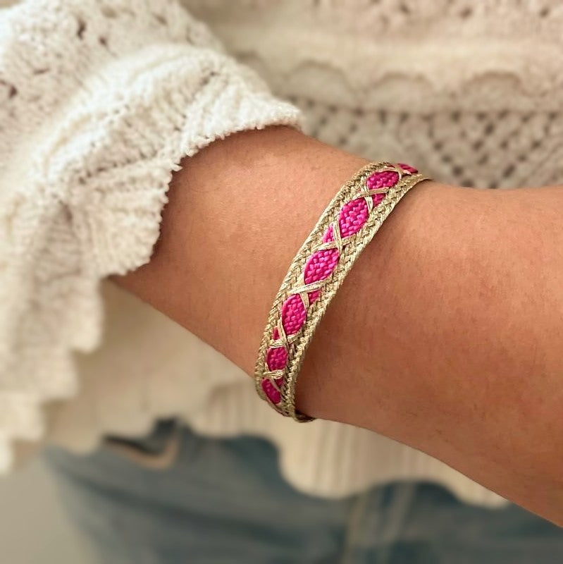 Bracelet marocain rose
