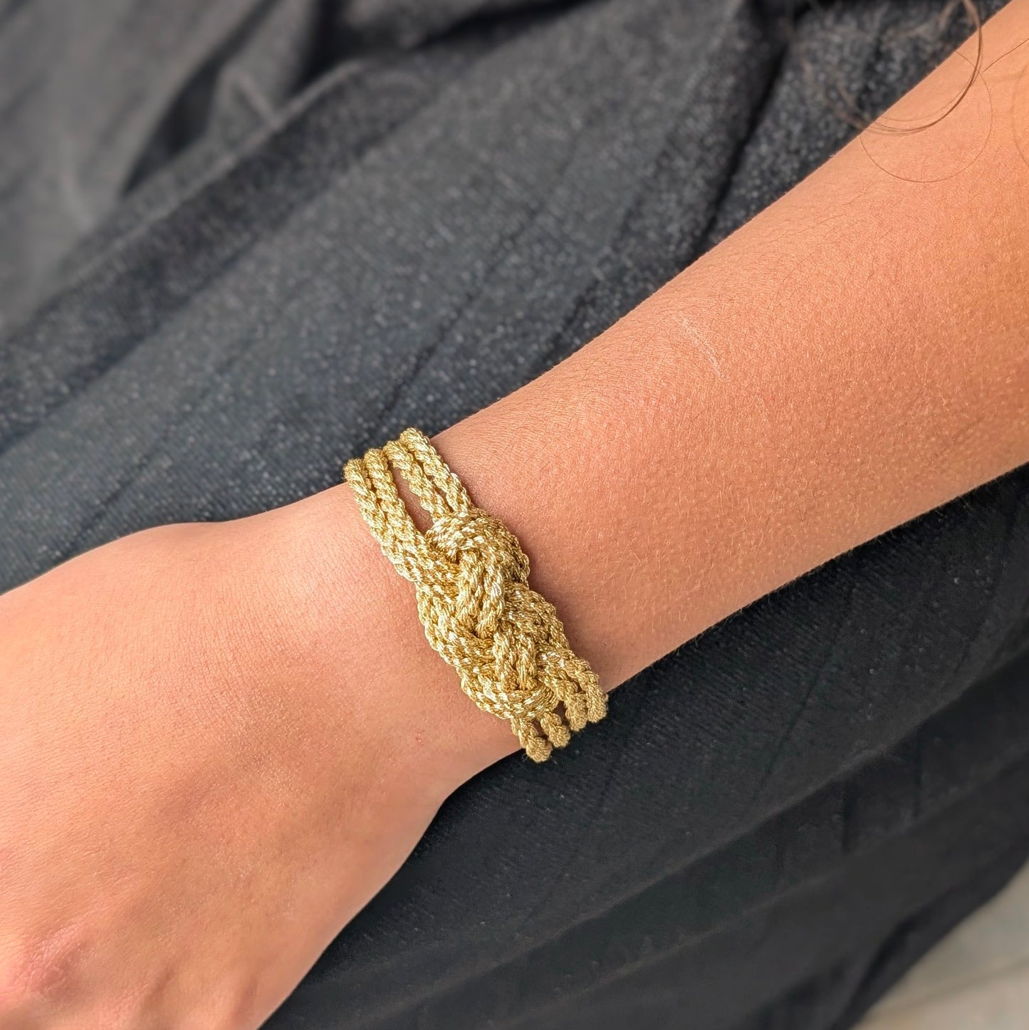Bracelet Noeud de Fes doré