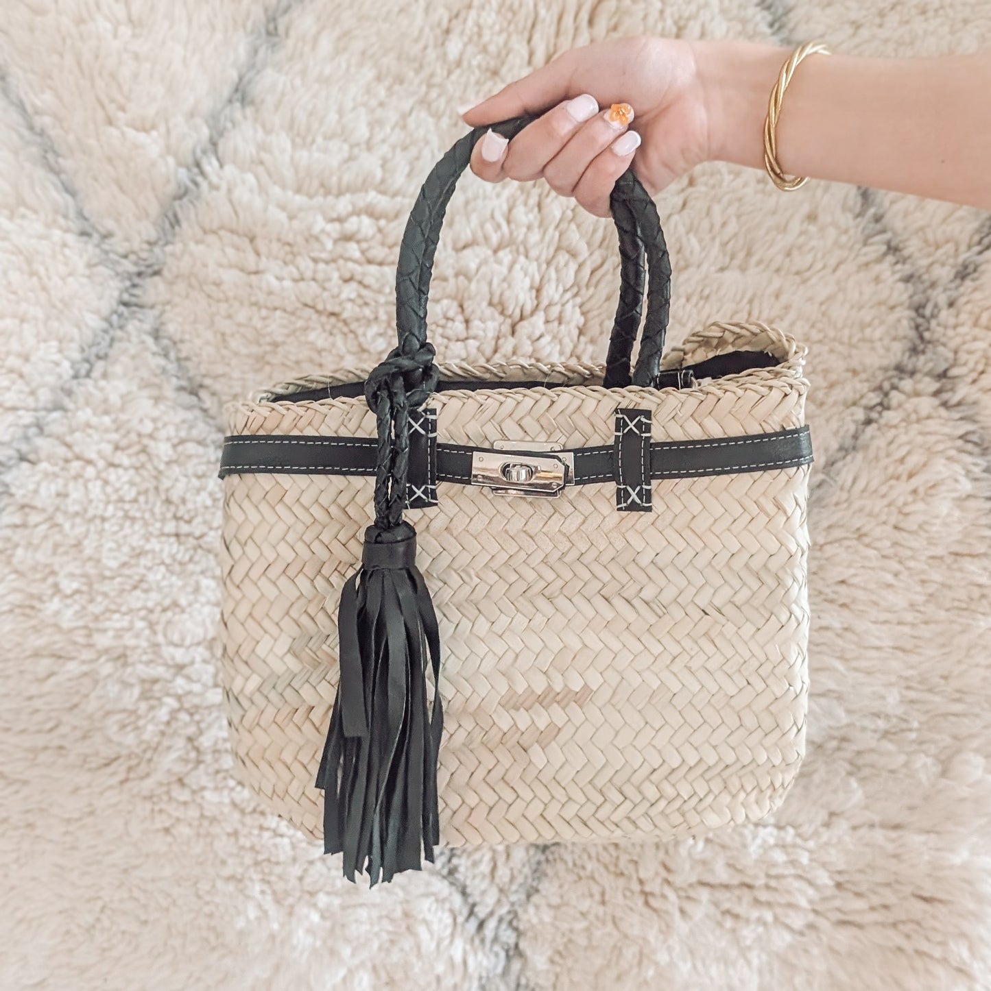 Sac à main Pompon- Artisanat marocain
