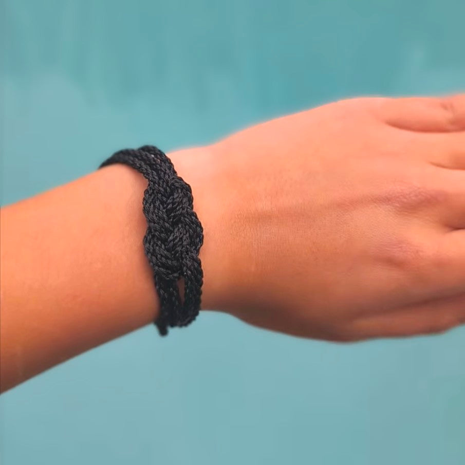 Bracelet Noeud de Fes noir