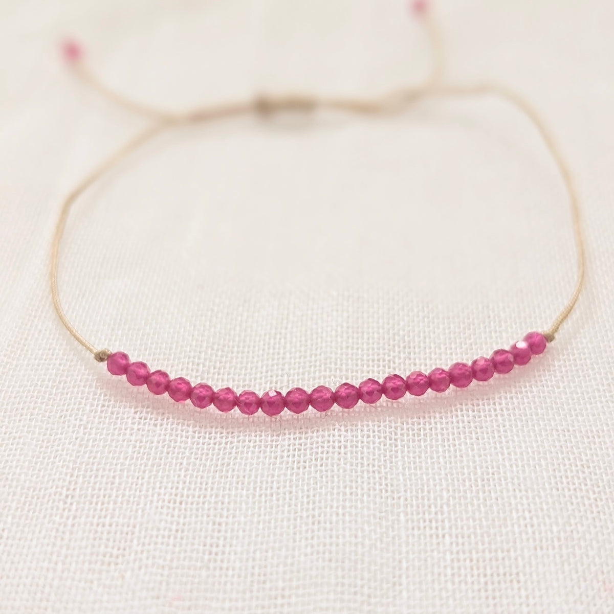 Bracelet Julia | Perles de rubis