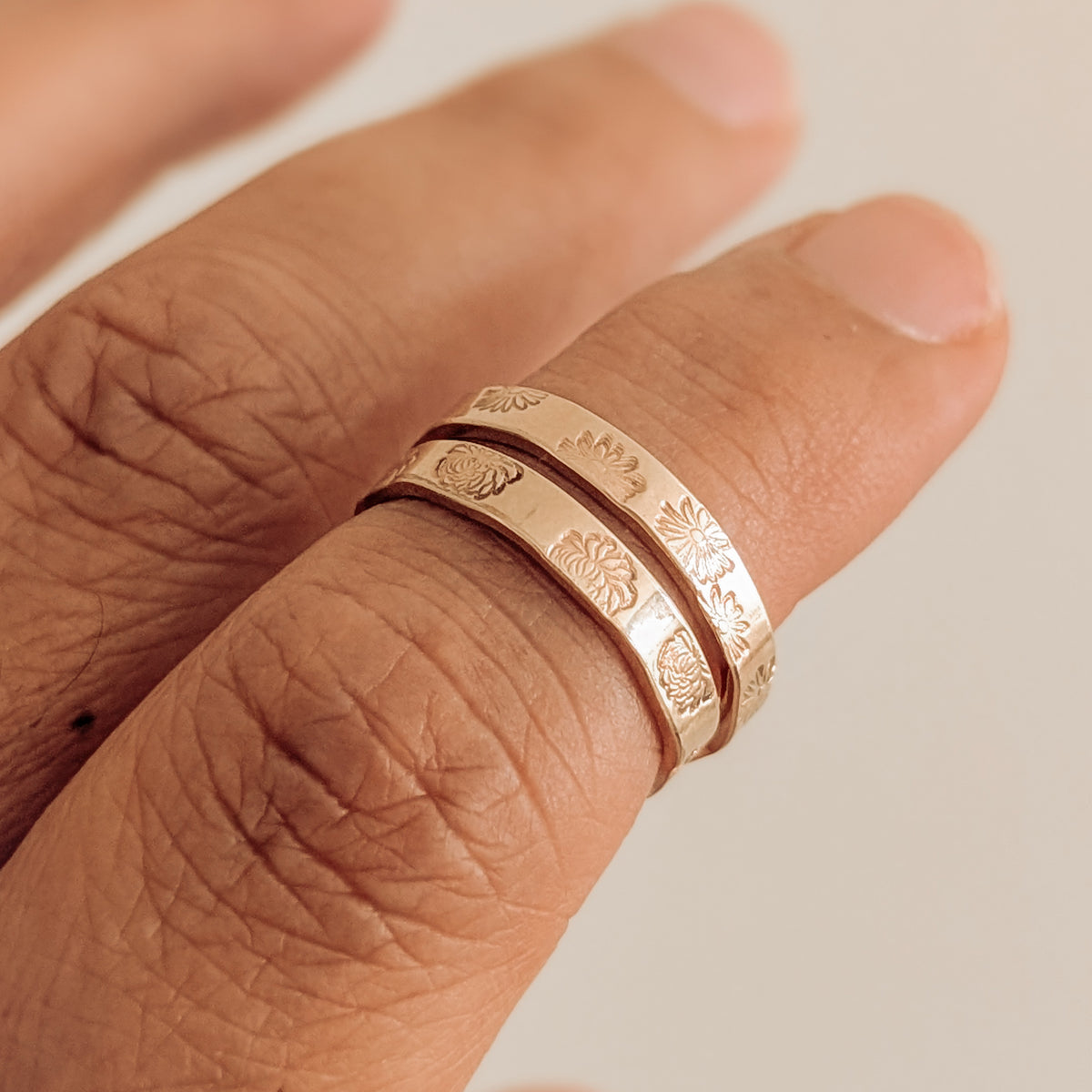 Bague Fleur de naissance