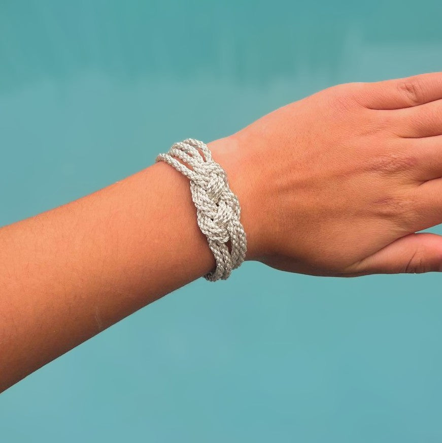 Bracelet Noeud de Fes argenté